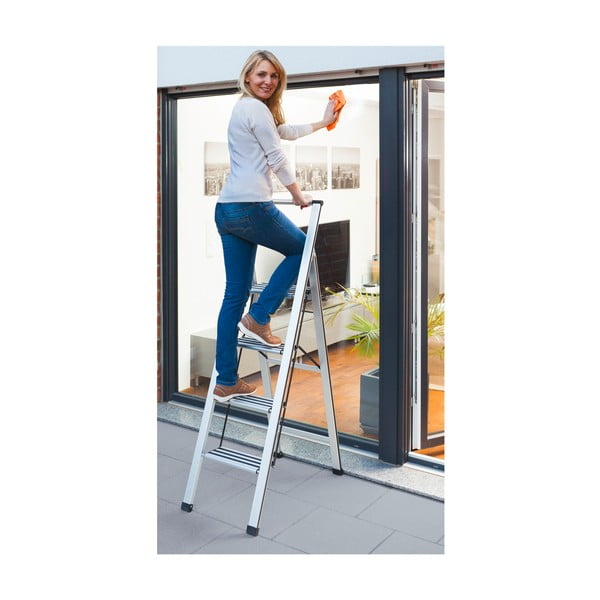 Ladder összecsukható fellépő, magasság 153 cm - Wenko-image-2