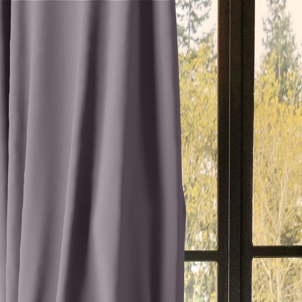Sötétszürke sötétítő függöny szett 2 db-os 132x213 cm Twilight – Umbra-image-4