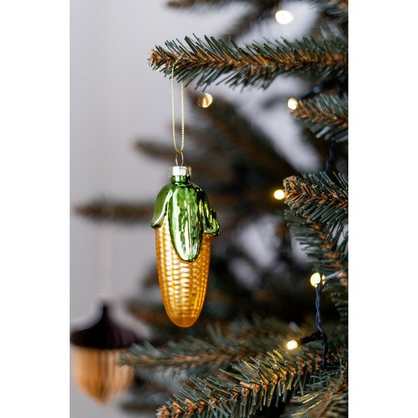 Üveg karácsonyfadísz Corn – Sass & Belle-image-1