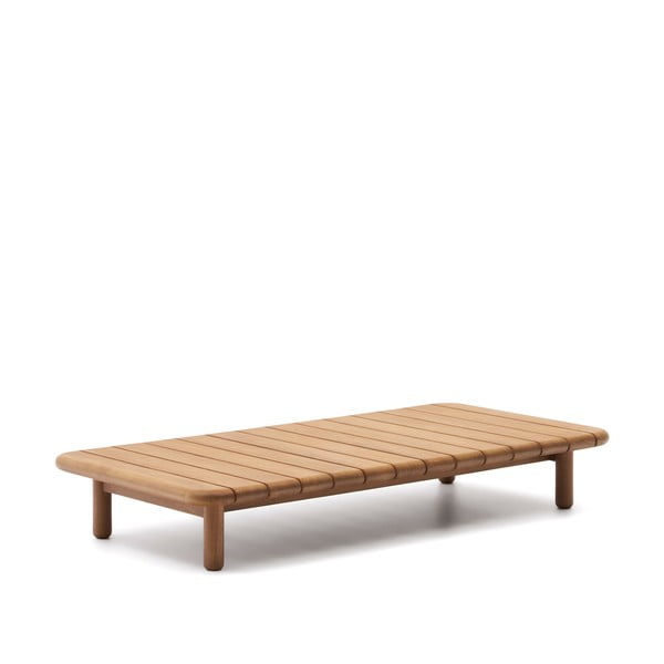 Teakfa kerti dohányzóasztal 70x140 cm Turqueta – Kave Home-image-2