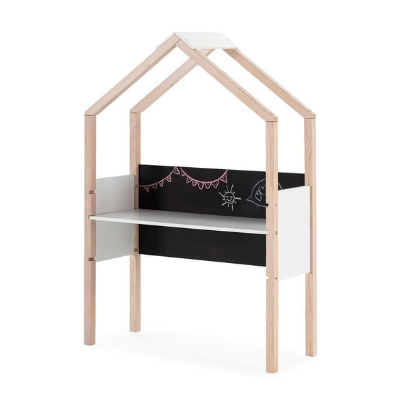 Borovi fenyő gyerek íróasztal 40x100 cm Roxana – Marckeric-image-3