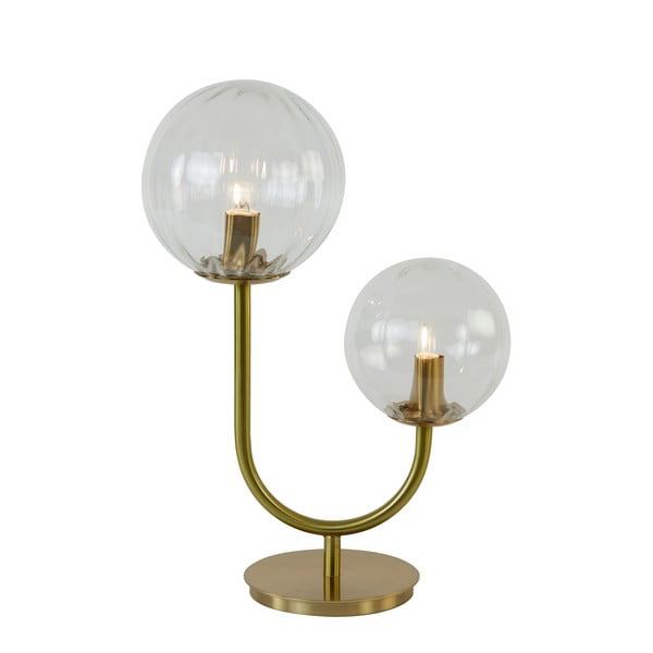 Aranyszínű asztali lámpa (magasság 43 cm) Magdala – Light & Living