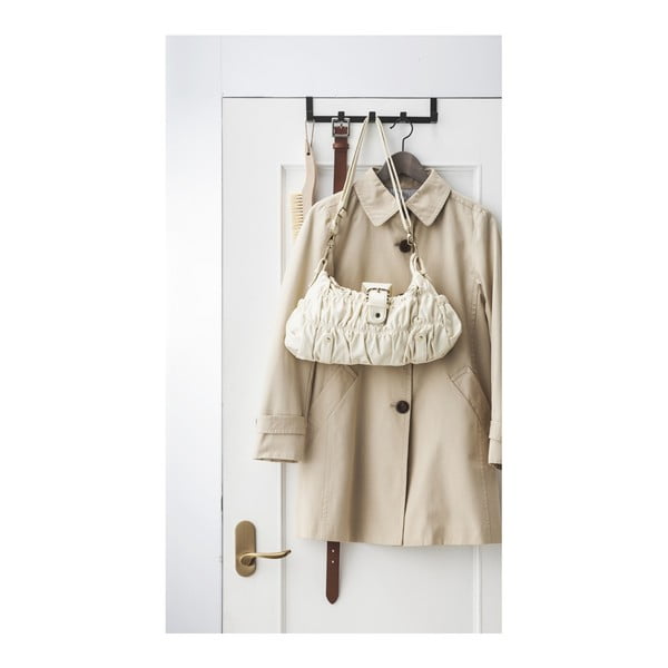 Fekete fém ajtófogas 30 cm Tower – YAMAZAKI-image-2