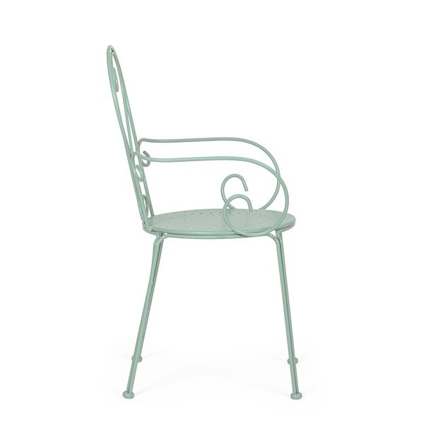 Mentazöld fém kerti szék Etienne – Bizzotto-image-3