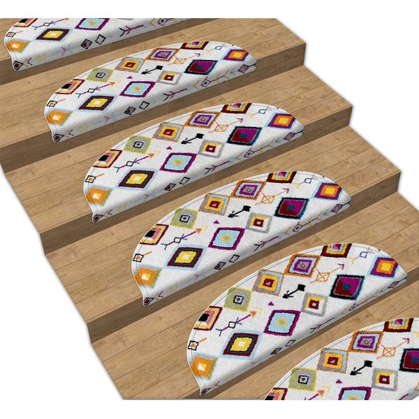 Lépcsőszőnyeg készlet 16 db-os 65 x 20 cm Ethnic - Vitaus-image-1
