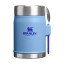 Kék rozsdamentes acél ételtartó termosz 400 ml Legendary Food Jar + Spork Blue Sky – Stanley