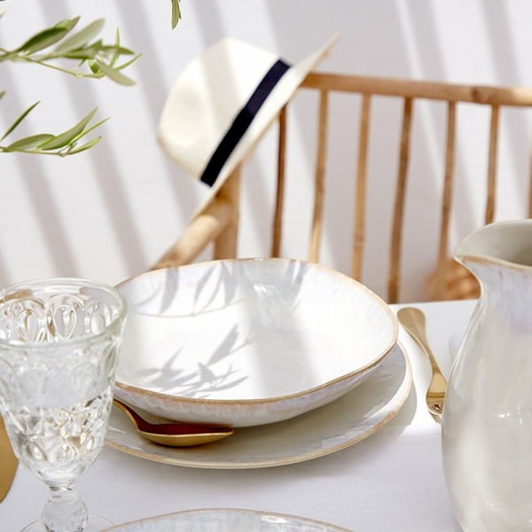 Brisa fehér agyagkerámia tányér, ⌀ 26,5 cm - Costa Nova-image-1