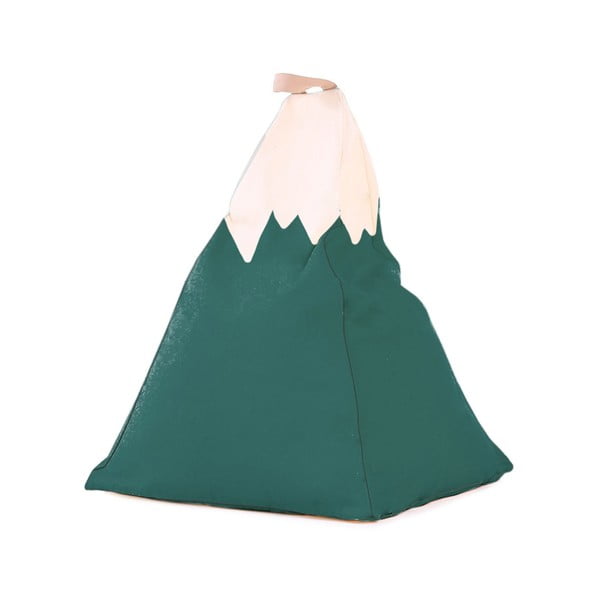 Zöld-bézs gyerek babzsák Mountain – Little Nice Things