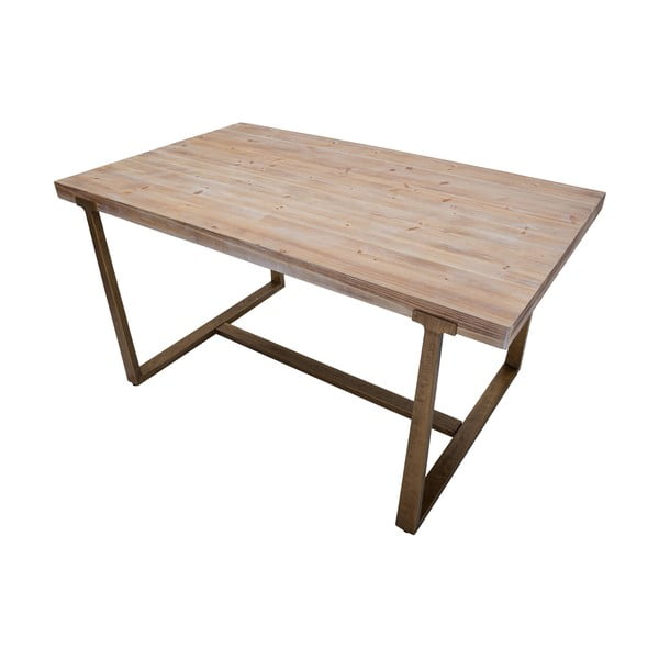 Natúr színű étkezőasztal 150x90 cm Ankara – Mauro Ferretti-image-4