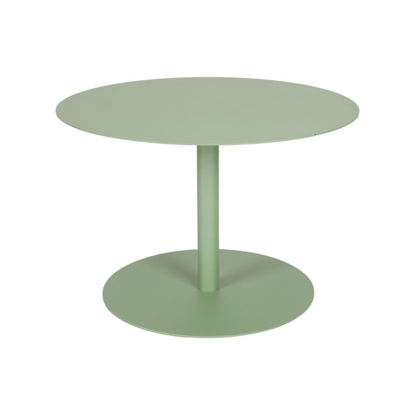 Zsályaszínű acél kerek dohányzóasztal ø 60 cm Snow – Zuiver