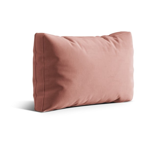 Rózsaszín bársony párna kanapéra Kemi – Cosmopolitan Design-image-1
