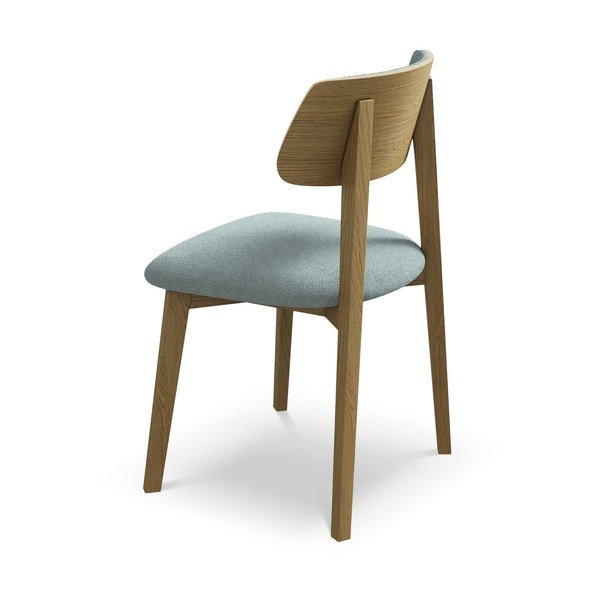 Kék tömörfa étkezőszék Niu – Makamii-image-3