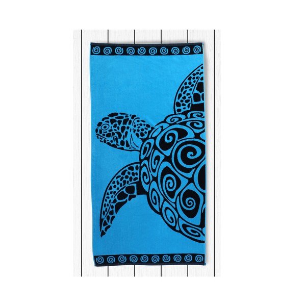 Turquoise Turtle fürdőlepedő, 90 x 180 cm - DecoKing-image-1