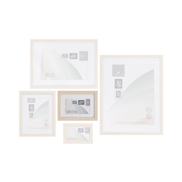 Natúr színű álló-fali képkeret 17,5x22,5 cm Sencillo – Casa Selección-image-1