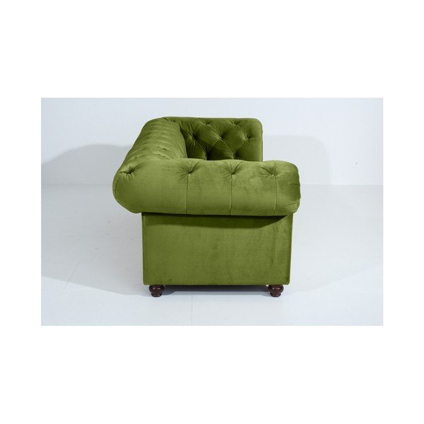 Orleans Velvet zöld kanapé, 216 cm - Max Winzer-image-3