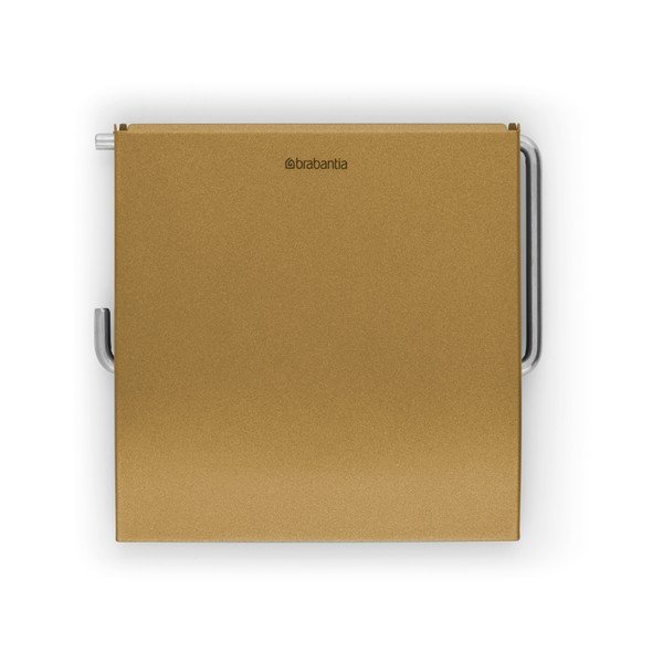 Aranyszínű fali acél WC-papír tartó ReNew – Brabantia-image-3