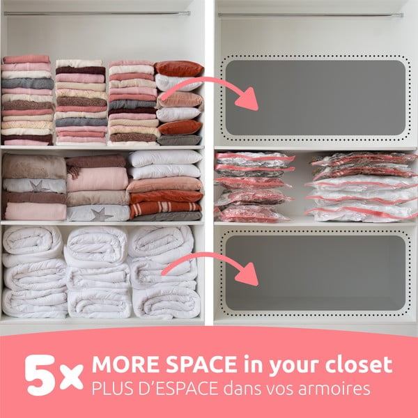 Vákuumzsák készlet 5 db-os Aspispace M/L – Compactor-image-1