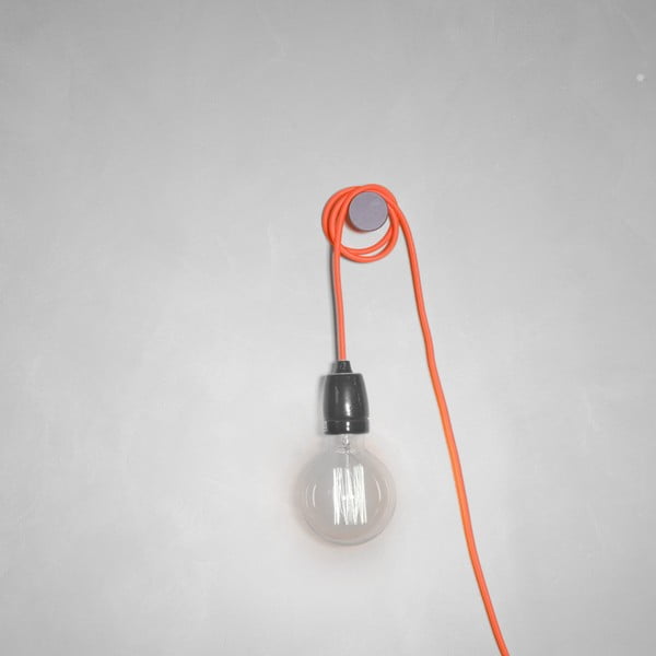Cable narancssárga textilkábel foglalattal - Filament Style