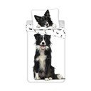 Egyszemélyes pamut gyerek ágyneműhuzat 140x200 cm Border Collie – Jerry Fabrics