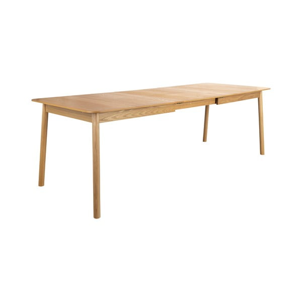 Bővíthető étkezőasztal tölgyfa dekoros asztallappal 90x180 cm Glimps – Zuiver-image-2