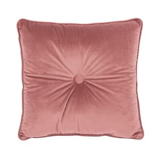 Velvet Button rózsaszín díszpárna, 45 x 45 cm - Tiseco Home Studio