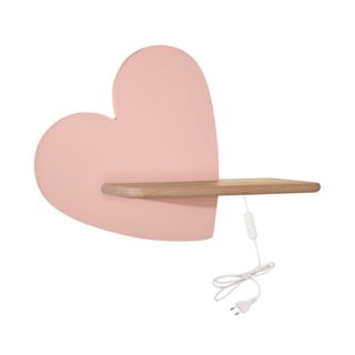Rózsaszín gyerek lámpa Heart – Candellux Lighting