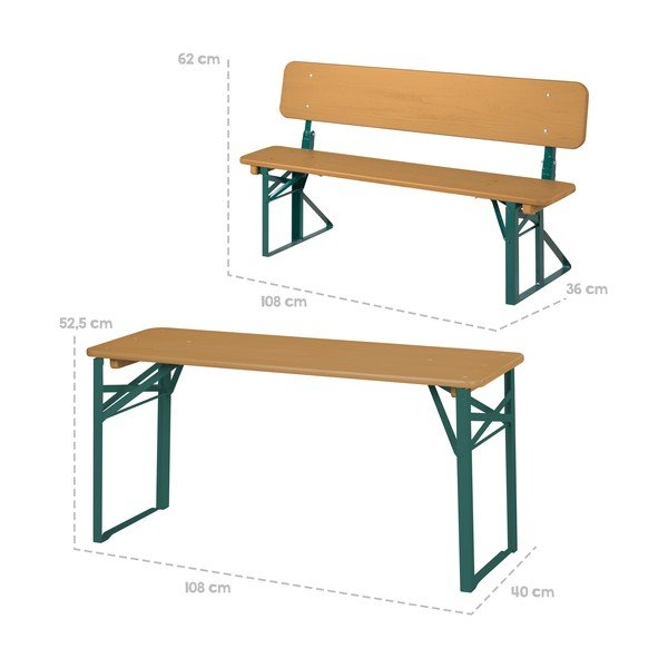Gyerek kerti bútorszett 3 db-os – Roba-image-3