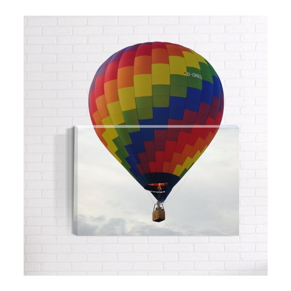Hőlégballon 3D fali kép, 40 x 60 cm - Mosticx