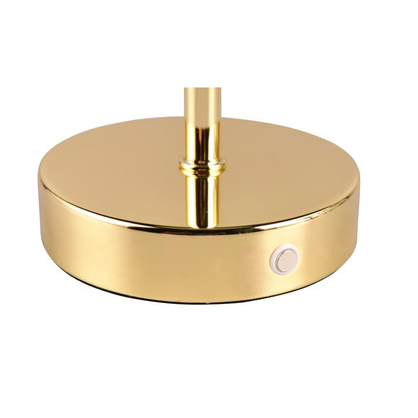 Aranyszínű LED dimmelhető asztali lámpa (magasság 30 cm) Jeff – Reality-image-4