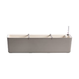 Berberis szürke-bézs önöntöző virágláda, hosszúság 78 cm - Plastia