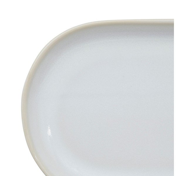 Fehér agyagkerámia tányér Flore – Côté Table-image-1