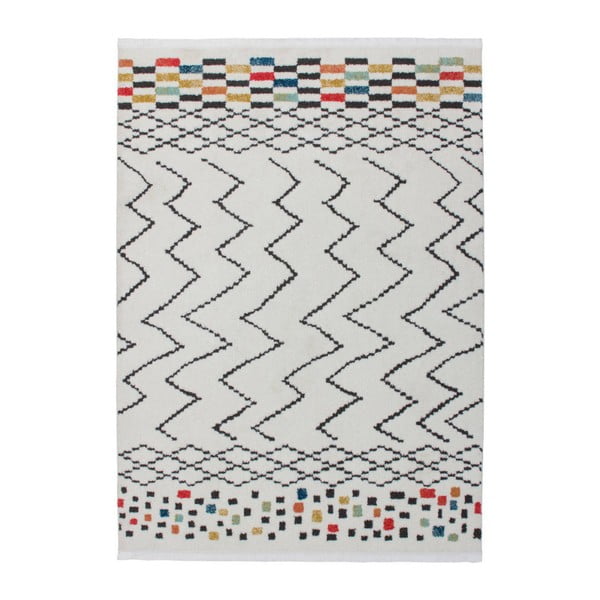 Bella Weich Schwarz Multi szőnyeg, 120 x 170 cm - Kayoom