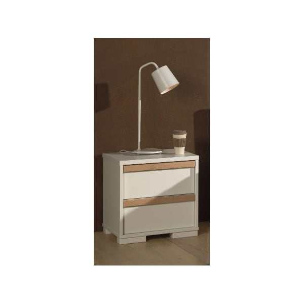 Fehér gyerek éjjeliszekrény London – Vipack-image-4