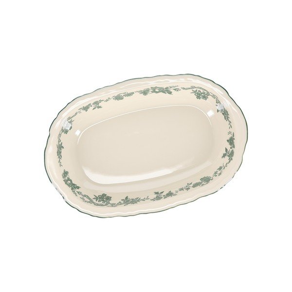 Zöld-elefántcsont színű szervírozó porcelán tányér Cyril – S|P Collection-image-3