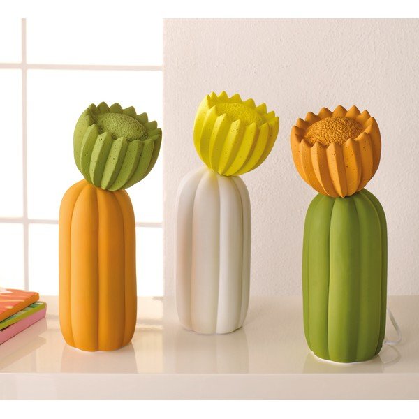 Narancssárga konnektorhoz csatlakoztatható fénydekoráció ø 10 cm Cactus – Brandani-image-2