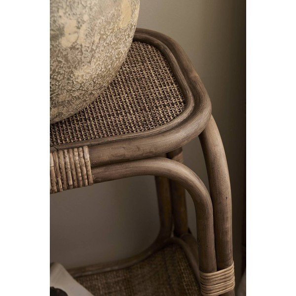 Rattan kerek tárolóasztal ø 41 cm Magnolia – Ellos Home-image-3
