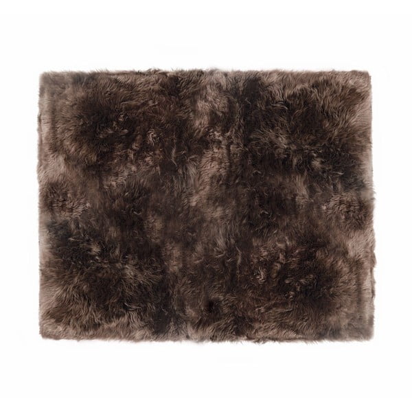 Zealand Sheep barna bárányszőrme szőnyeg, 130 x 150 cm - Royal Dream