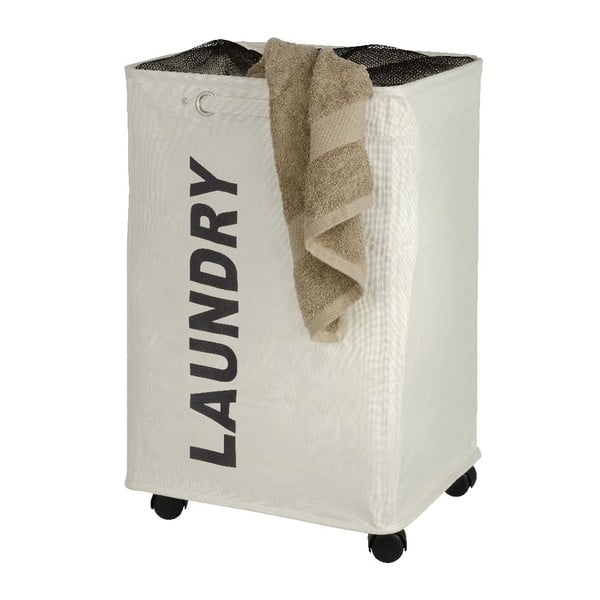 Quadro bézs szennyeskosár, 79,2 l - Wenko-image-2