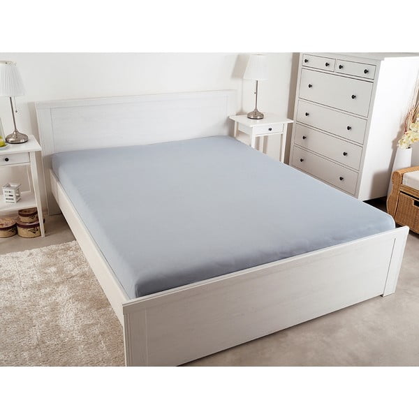 Szürke gumis lepedő 180x200 cm – B.E.S.-image-2