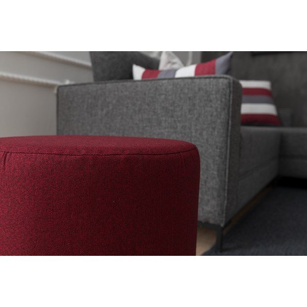 Téglavörös puff Liza – Balcab Home-image-1