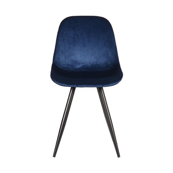 Sötétkék bársony étkezőszék szett 2 db-os Capri  – LABEL51-image-2