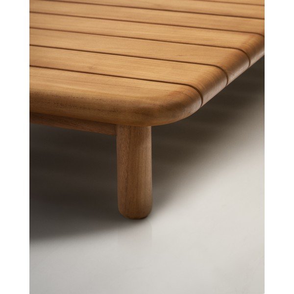Teakfa kerti dohányzóasztal 70x140 cm Turqueta – Kave Home-image-3