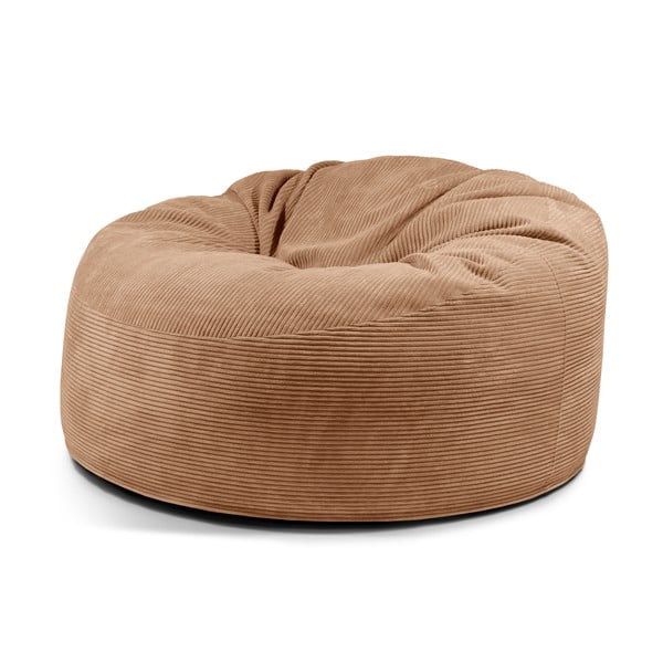 Barna kordbársony babzsákfotel Om 135 – SLOWDOWN