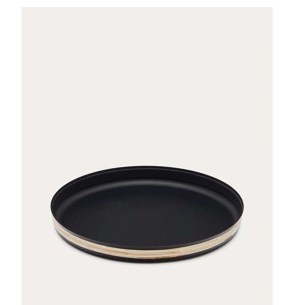 Rozsdamentes acél tálca ø 33 cm Shai – Kave Home-image-3
