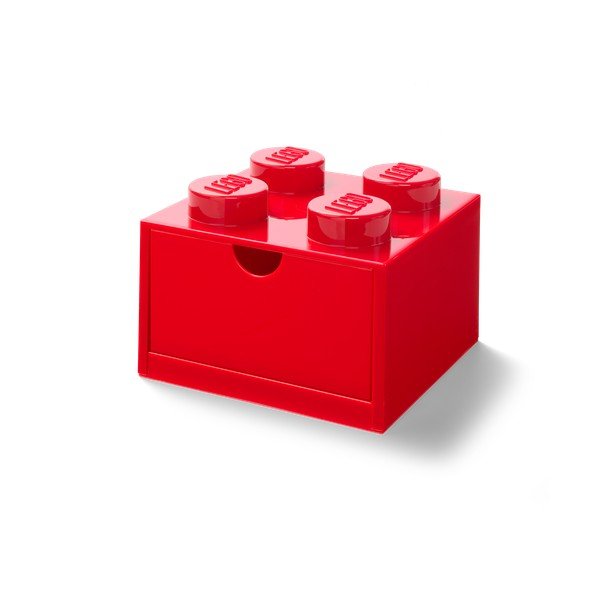 Piros, fiókos tárolódoboz, 15 x 16 cm - LEGO®-image-1