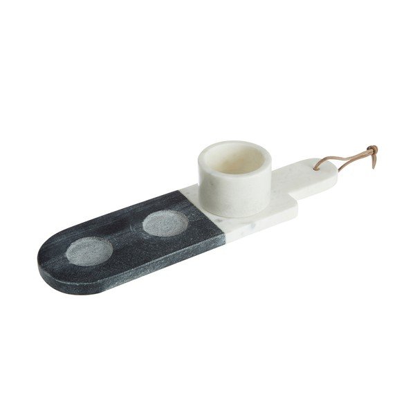 Marble 3 db fehér-szürke márvány tálaló tál - Premier Housewares-image-2