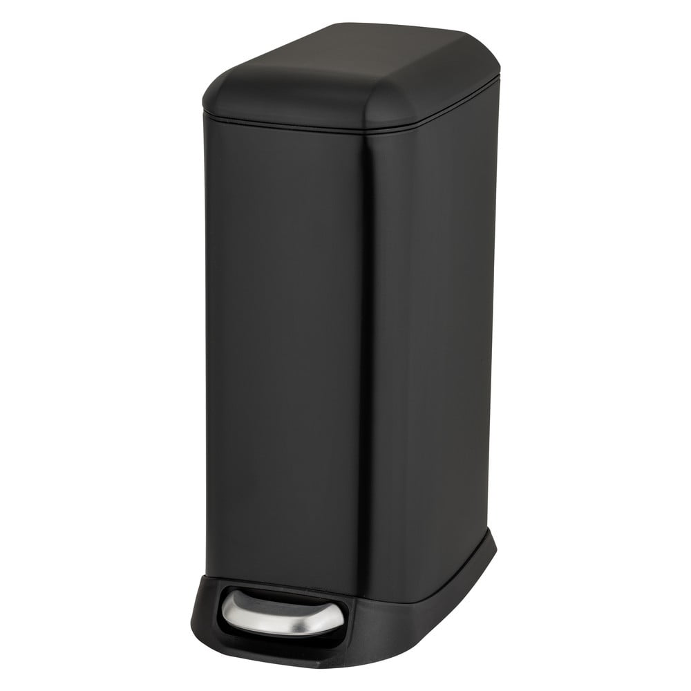 Matt fekete acél pedálos szemetes 20 l Design  Wenko