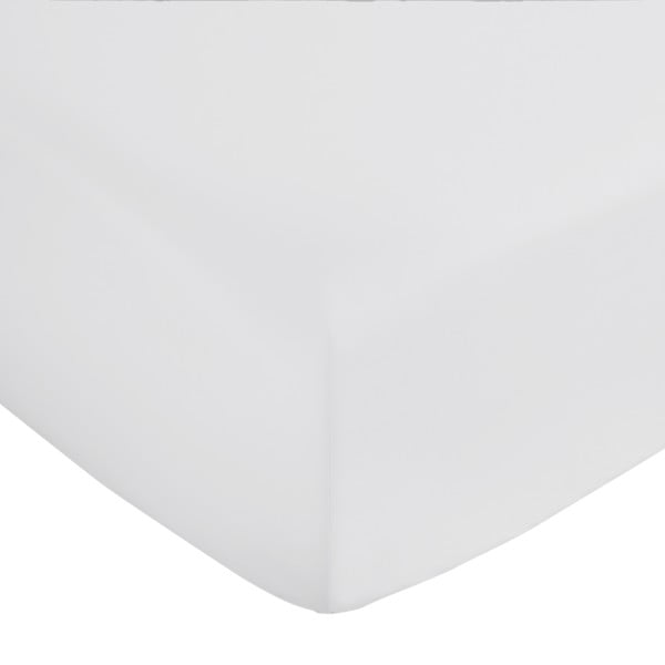 Világosszürke gumis pamut-szatén lepedő 150x200 cm Cotton Sateen – Bianca