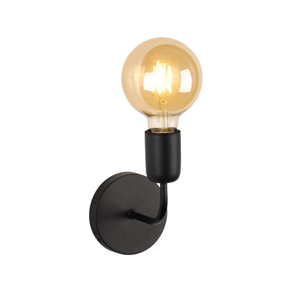 Fekete fém fali lámpa Mosso – Squid Lighting-image-2