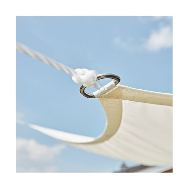 Como bézs négyzet alakú árnyékoló ponyva, 3,6 x 3,6 m - Livin' Outdoor-image-3